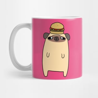 Standing Hamburger Pug Mug